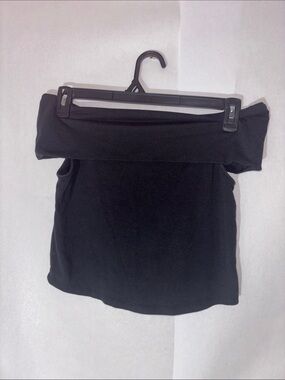aerie Black Off-the-Shoulder top